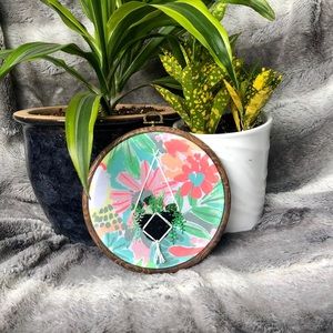 Handcrafted Succulent Embroidery Art